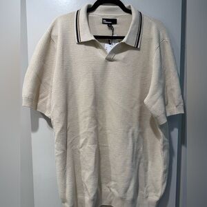 Sweater Polo with Johnny Tip collar